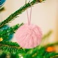 thumbnail image 5 of Furry Christmas Ball Ornaments, Soft Fuzzy Fleece Balls Xmas Tree Hanging Ornaments Holiday Christmas Decoration, 5 of 6