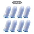 thumbnail image 3 of Kearding 4 pares de fundas para dedos, accesorios para teléfono, equipo de juego, pantalla táctil, tamaño compacto, manga para pulgares, Electrónica Azul, 3 of 6