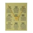 thumbnail image 1 of Angel Number Necklace 111 222 333 444 555 666 777 888 999 Old English Numerology Number Necklace Gold Minimalist Pendant, 1 of 19