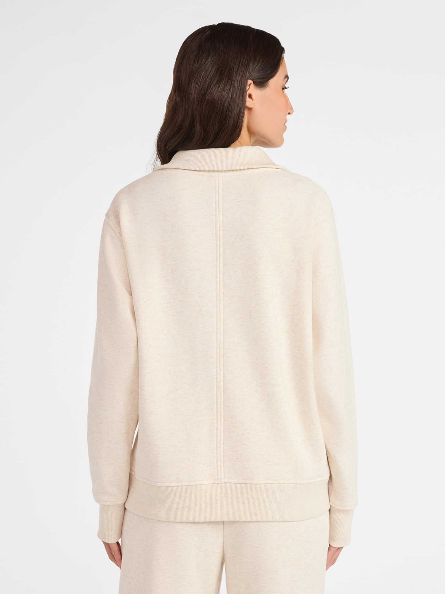 Avia Women's and Women's Plus Fleece Quarter Zip Pullover, Sizes XS-4X