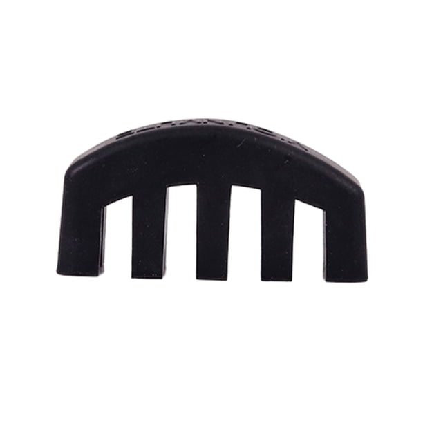 Inteprter Silenciador de goma para violín, grado profesional, apariencia distintiva, garra pesada eléctrica acústica Cables de audio/vídeo negro