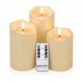 thumbnail image 1 of Velas sin llama ANGELLOONG con mando a distancia, juego de 3, decoración de mesa, 1 of 7