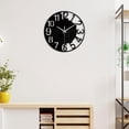 thumbnail image 2 of Reloj de pared acrílico Reloj de pared redondo Estilo moderno Fácil de leer Reloj de pared grande Reloj decorativo para sala de, 2 of 8