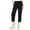 black, variant on Enza Costa Womens Velvet Casual Cropped Pants, Black, Medium