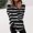 *Black, variant on ClodeEU Women's Striped Long Sleeve T-Shirt,Fall Crew Neck T Shirts, Loose Casual Blouses Tops Black,Womens Plus L