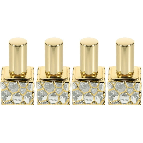 4 pcs  Refillable Perfume Bottle Glass Empty Bottle Spray Perfume Bottle Small Bottles