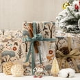 thumbnail image 2 of Christmas Wrapping Paper Rolls, 30 Inch x 33 Feet-Christmas Woods, 2 of 9
