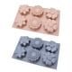 thumbnail image 4 of Wosthever 6 ranuras flor molde de silicona para pasteles herramientas de decoración de pan no pegajoso reutilizable 3D galleta molde fiesta Gadgets Herramientas y accesorios para hornear Gris Wosthever HA079742-02, 4 of 6