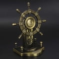 thumbnail image 4 of European Style Boat Steering Wheel Stern Rudder Model Handicraft Home Desktop Decor Ornaments, 4 of 9