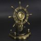 thumbnail image 4 of Modelo de timón de popa de barco Sincero Decoración de escritorio estilo Europeo Bronce, 4 of 9