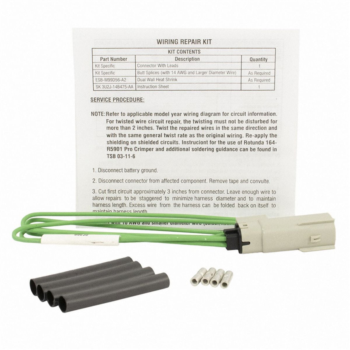 Motorcraft WPT-1535 Oxygen Sensor Connector Fits select: 2015-2023 FORD EDGE, 2016-2017 FORD FUSION