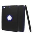 thumbnail image 2 of Mignova For New iPad 9.7 2017/2018 Case Heavy Duty Full Body Rugged Protective Case with Auto Sleep/Wake Up Stand Folio&Three Layer Design for Apple iPad 9.7 inch 2017/2018 (Black+Blue), 2 of 9