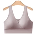 thumbnail image 1 of Soft Thin Nursing Camisole Seamless Maternity Bra Comfortable Breastfeeding Top For Pregnancy And Postpartum color XL, 1 of 4