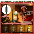 thumbnail image 4 of DAYBETTER Candle Warmer Lamp with Timer, Dimmable, Adjustable Height,Electric Wax Melt Burners Light with Christmas Tree Shaped Glass Lampshade in Amber for Bedroom, Home Decor and Gift, 4 of 7