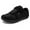 Black, variant on Kids Wide Barefoot Shoes Boys Girls Minimalist Zero Drop Sneakers(Toddler/Little Kid/Big Kid)