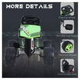 thumbnail image 4 of Aosom Kids Go Kart, 4 Wheeled Ride On Pedal Car, Racer for 3 years, for Boys and Girls, Outdoor - Green, 4 of 9