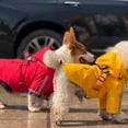 thumbnail image 2 of CIYISON Reflective Dog Clothes Dog Hodded Raincoat Skin Friendly Rainywear Pet Supplies, 2 of 7