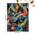 thumbnail image 3 of Abstract Geometric Shapes Canvas Art Print Modern Wall Decor for Living Room Bedroom Office, 3 of 8