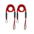 thumbnail image 2 of Almencla 2Pcs Bateau Bungee Dock Ligne Corde d'Amarrage Robuste Accessoires Nylon Portable Rouge Marin, 2 of 8