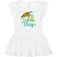 thumbnail image 3 of Inktastic Earth Day Sea Turtle and Hearts Girls Baby Dress, 3 of 5