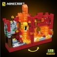 thumbnail image 4 of Toytexx856 PCS Red Fortress Building Blocks Set with LED Light, DIY Battle Playset for Kids Ages 10+, Compatible with Major Brands, 4 of 5