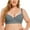 Gray, variant on Women's Plus Size Underwire Bra Thin Seamless Push Up Lingerie, Smooth Anti Sagging Adjustable Underwear, High Support Sports Bralette, Full Coverage Minimizer Top, Breathable Shaping Large Size Bra