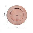 thumbnail image 3 of Balsa Circle 24 Blush 13" Acrylic Round Acrylic Charger Plates, 3 of 5