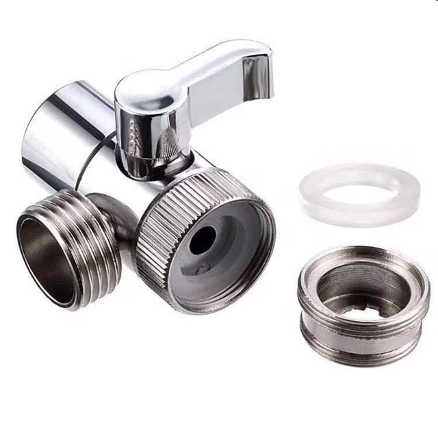 Faucet Adapter for Bathroom Sink Switch Faucet Adapter Kitchen Sink Splitter Diverter -Valve Water Tap Connector