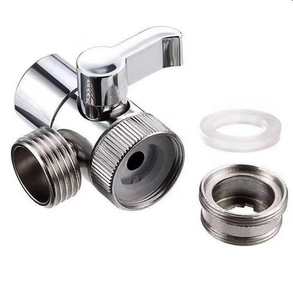 EGNMCR Faucet Adapter Kitchen Sink Splitter Diverter -Valve Water Tap Connector Single cut valve