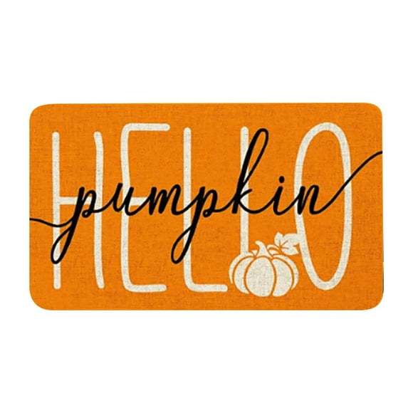 Clearance Sale Kitchen Floor Mat Halloween Pumpkin Carpet Home Entrance Door Mat Bathroom Dirt Floor Mat
