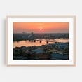 thumbnail image 2 of Sunset over the Daugava, Riga - Riga Latvia Photography Sunset Bridge City Skyline Architecture Scenic Unframed Wall Art Print 4 x 6 inches, 2 of 7