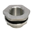 thumbnail image 2 of Girlsshop Homebrew Beer 304 Stainless Steel Weldless Bulkhead Tank Fitting 1/2", 2 of 6