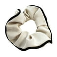 thumbnail image 5 of Eoperou Korean Style Women Elastic Hair Tie Pleated Large Milk Coffee Girl Hair Scrunchie Ponytail Holder Rubber Band Hair Accessories, 5 of 8