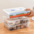 thumbnail image 1 of HLONK Dyegold A4 Paper Organizer Clearance Plastic Storage Box with Latching Lids Multi-Purpose Clear A4 Paper Storage Classroom Organization  Storage Containers for Board Game  Craft  Do, 1 of 9