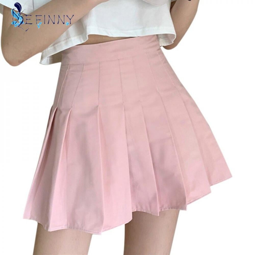 Pleated Skirt Anti-glare Thin College Style Skirt Is Thinner Student ...