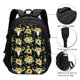 thumbnail image 3 of Balery Sunflower Skull Boho Mochila con carga USB para hombre y mujer - Mochila impermeable y antirrobo para laptop con puerto USB para viajes, trabajo, 3 of 7
