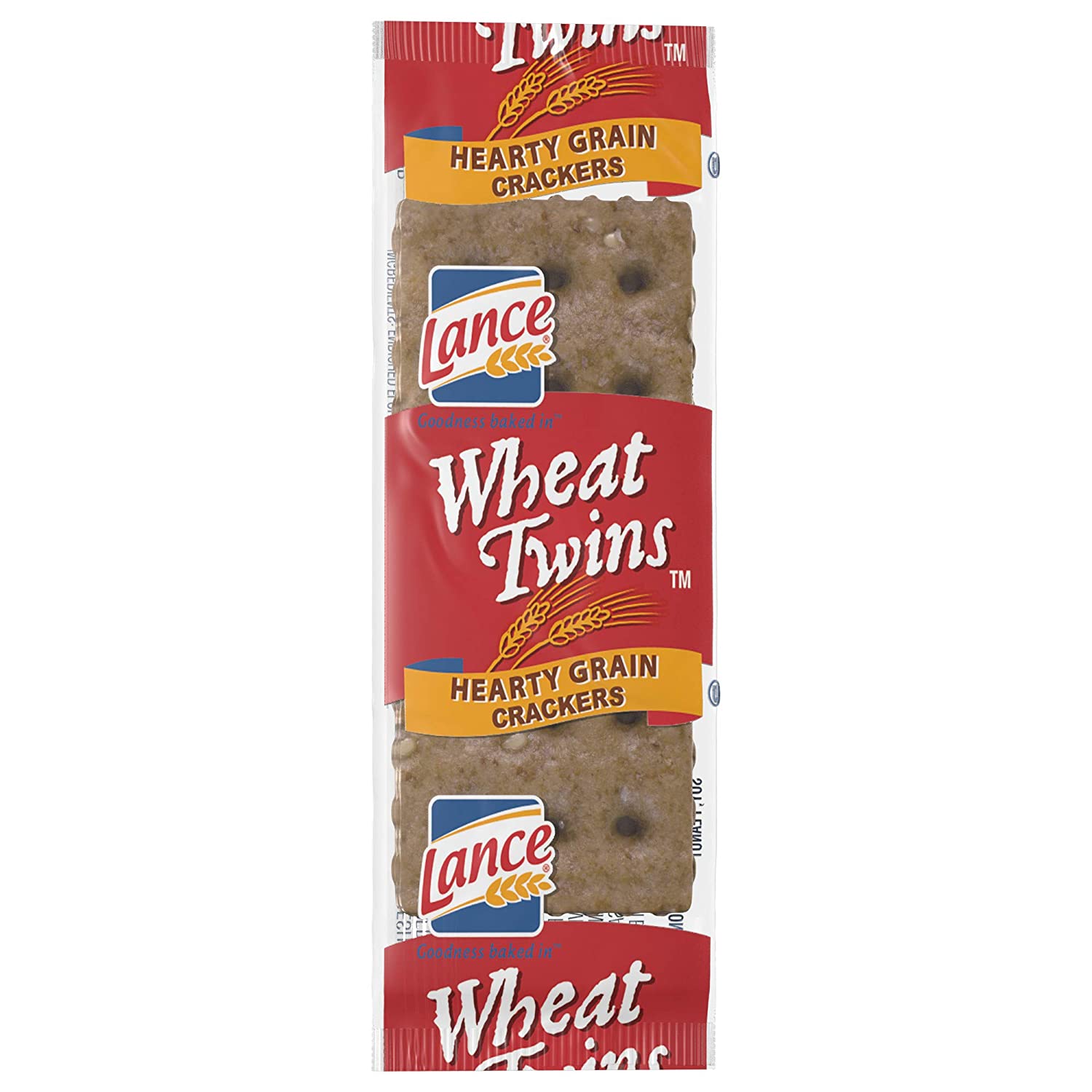 Lance Wheat Crackers, Wheat Twins, 500 Count Single Serve Packs