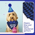 thumbnail image 3 of Dog Birthday Party Supplies Decorations, Dog Birthday Bandana, Hat with Birthday Numbers, Bow Tie, 3 of 5