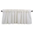 thumbnail image 1 of Aiking Home Pure 100% Faux Linen Window Valance - Size 56 inch x 16 inch, Ivory, 1 of 3