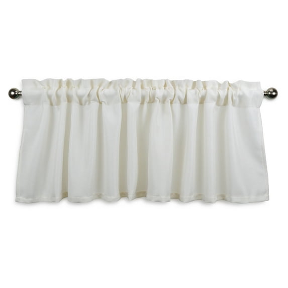 Aiking Home Pure 100% Faux Linen Window Valance - Size 56 inch x 16 inch, Ivory