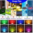 thumbnail image 5 of Remote Control RGB Solar Floating Lamp, 5.51in IP68 Waterproof Pool Light, Multi Color Changing Decor Light for Backyard Pond Lawn Party Decoration, 5 of 7