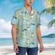 thumbnail image 3 of Fotbe Cute Dogs Corgi Camisa Hawaiana para Hombre Unisex – Camisa Casual de Verano con Botones de Manga Corta de Algodón y Lino,Large, 3 of 7