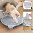 thumbnail image 3 of Adjustable Cat Ramp Litter Box Step Double Layer with Filter Function, Elevated Litter Box Ramp for Senior Cats Easy, 3 of 7