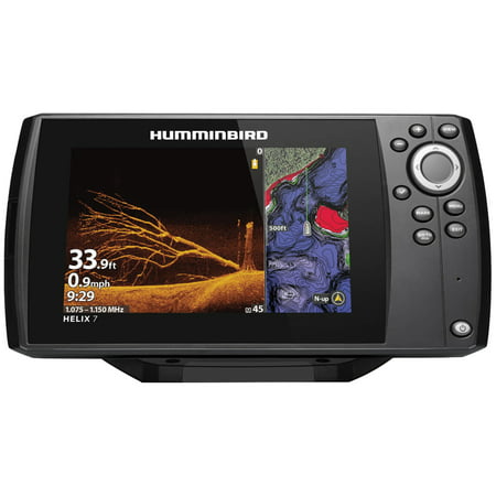 Humminbird 411070-1 HELIX 7 CHIRP Sonar G3N Dual Spectrum Combo Fishfinder/GPS/Chartplotter with MEGA Down Imaging & 7