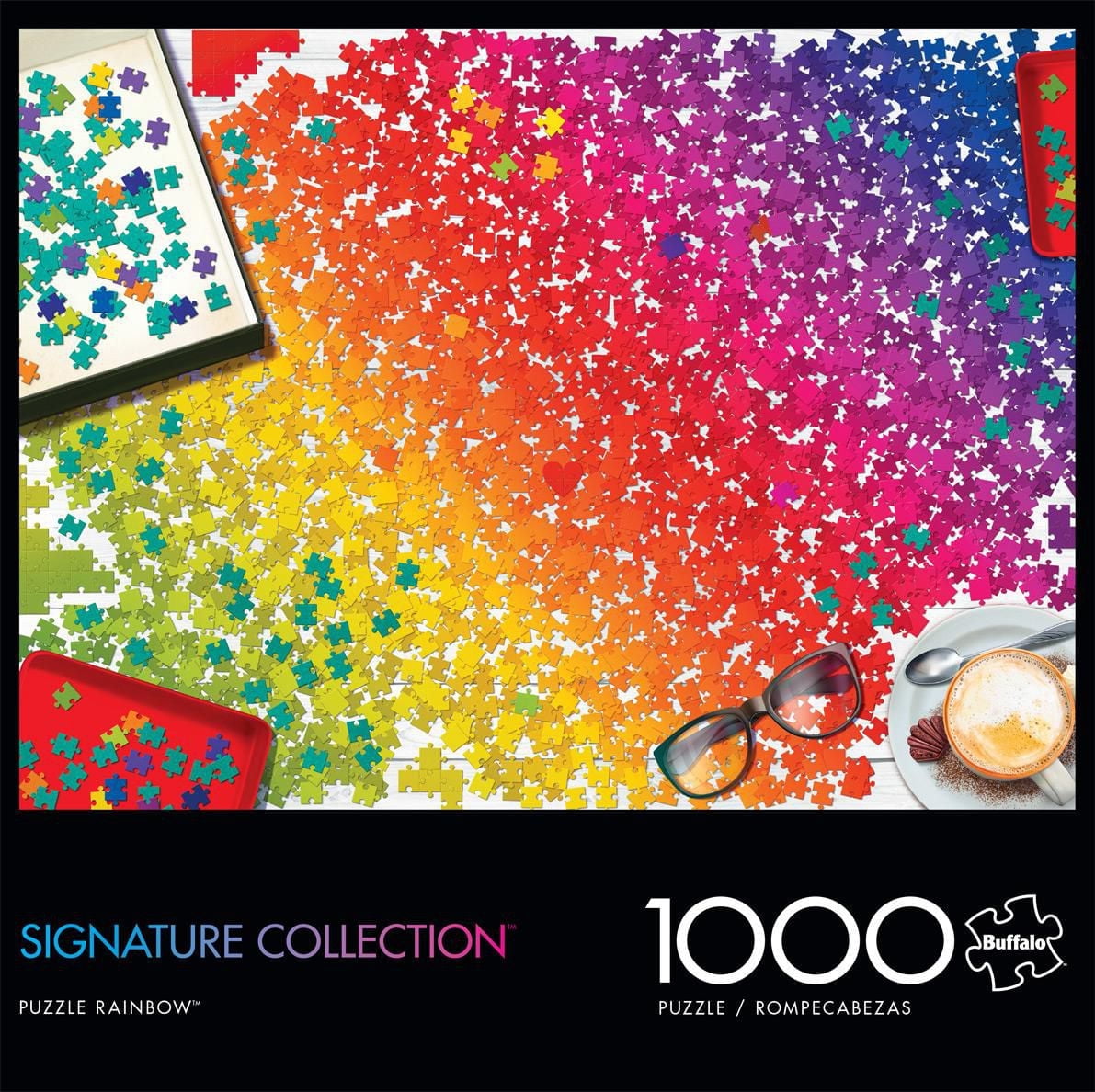 Buffalo Games - Signature Collection - Puzzle Rainbow - 1000 Piece Jigsaw Puzzle