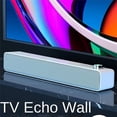 thumbnail image 3 of Barra de Sonido con Subwoofer Bluetooth para TV, Audio de Pared, Altavoz para Ordenador, Cine en Casa, Música, Altavoz Inalámbrico Bluetooth Negro, 3 of 6