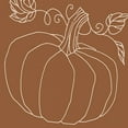 thumbnail image 2 of Jacobs, Cindy 20x20 Gold Ornate Wood Framed with Double Matting Museum Art Print Titled - Simple Pumpkin II, 2 of 4