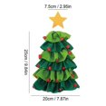 thumbnail image 4 of Bolsa para botellas de vino navideñas - Bolsas lindas verdes para botellas de vino con forma de árbol de Navidad | Bolsas de regalo para botellas de vino con bolas tejidas para decoración de mesas de, 4 of 5
