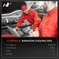 thumbnail image 2 of A-Premium Engine Radiator Cooling Fan Assembly Compatible with Ford Fusion 2013-2020, Police Responder Hybrid 2019-2020, SSV Plug-In Hybrid SSV PlugIn Hybrid 2019-2020 & Lincoln MKZ 2013-2020, L4 2.0L, 2 of 8