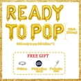 thumbnail image 6 of Gold Ready to Pop Foil Balloons Baby Shower Decoration, 16inch Ready to Pop Banner for Popcorn Pregnancy Announcement Baby Shower Gender Reveal Party Supplies Ready to Pop Party Supplies, 6 of 7
